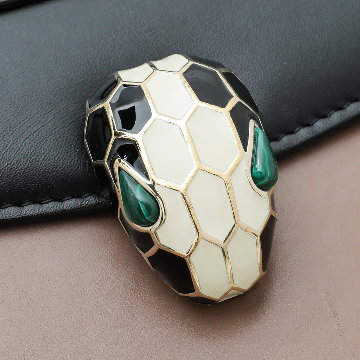 Bvlgari Bicolor Serpenti Forever Flap Chain Bag-Bvlgari-THE CLOSET