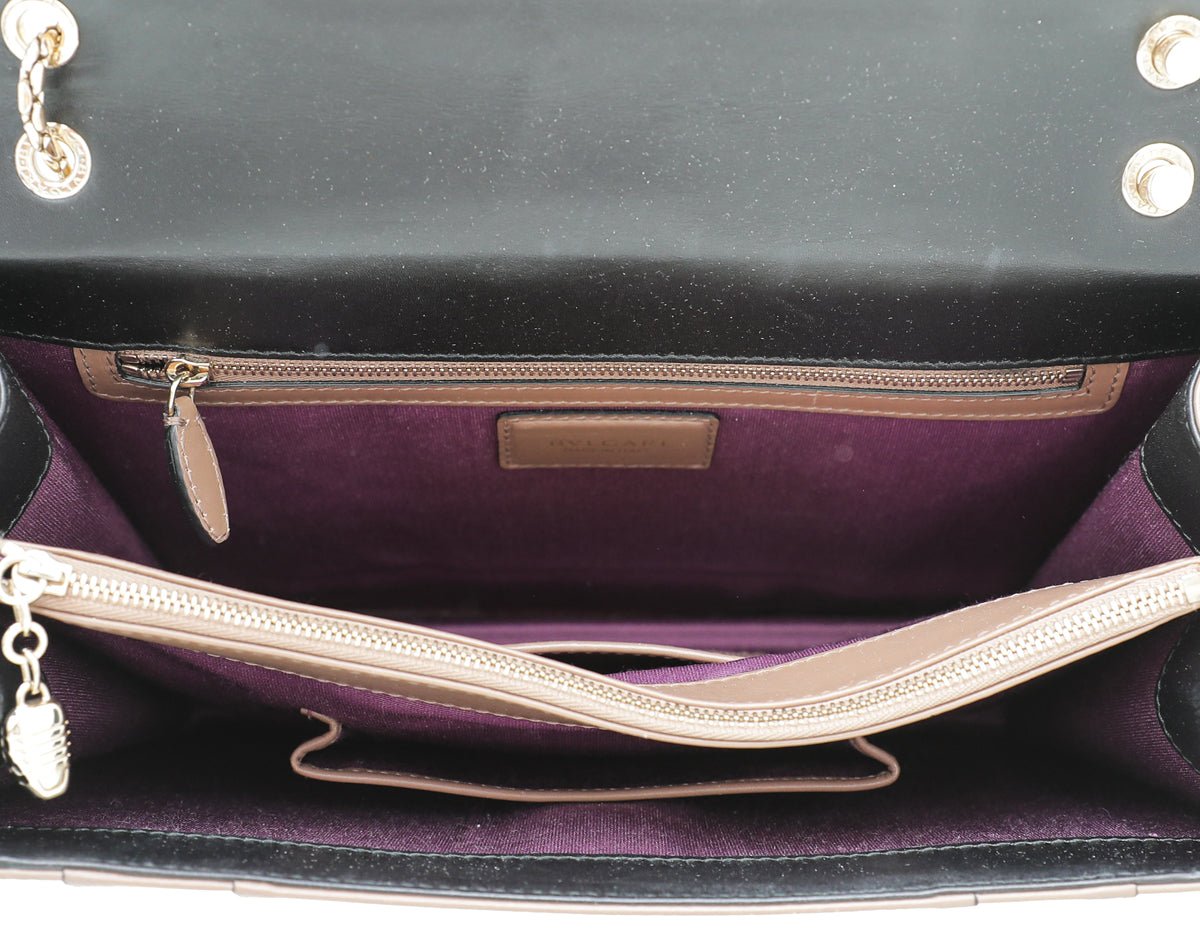 Bvlgari Bicolor Serpenti Forever Flap Chain Bag-Bvlgari-THE CLOSET