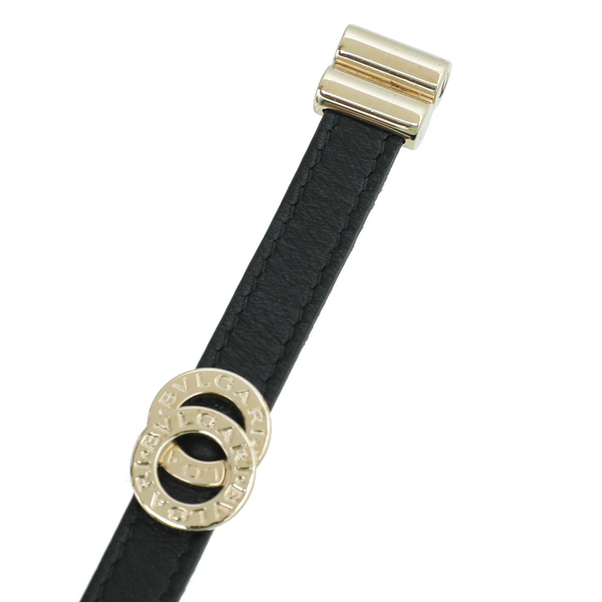 Bvlgari - Bvlgari Black Double Coiled Bracelet | The Closet