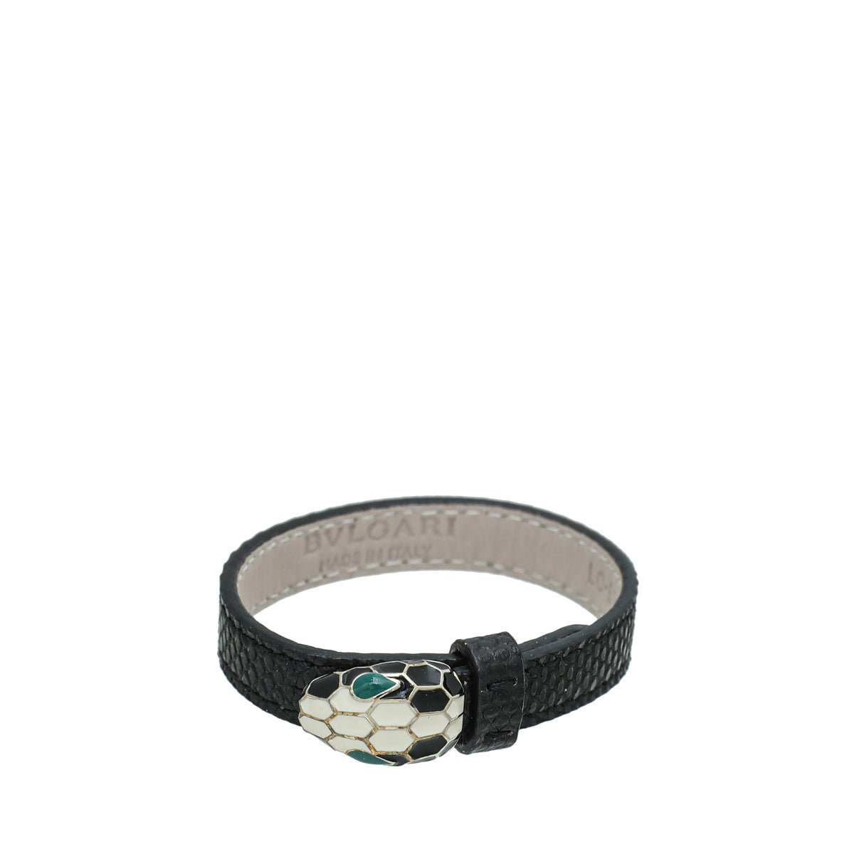 Bvlgari Black Karung Serpenti Forever Medium Bracelet-Bvlgari-THE CLOSET