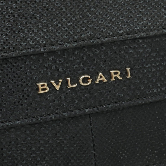 Bvlgari Black Karung Serpenti Forever Metallic Flap Medium Bag – The Closet