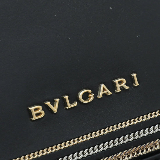 Bulgari Serpenti Forever Diamond Blast Flap Bag 286626 Black Leather  Pony-style calfskin ref.806193 - Joli Closet