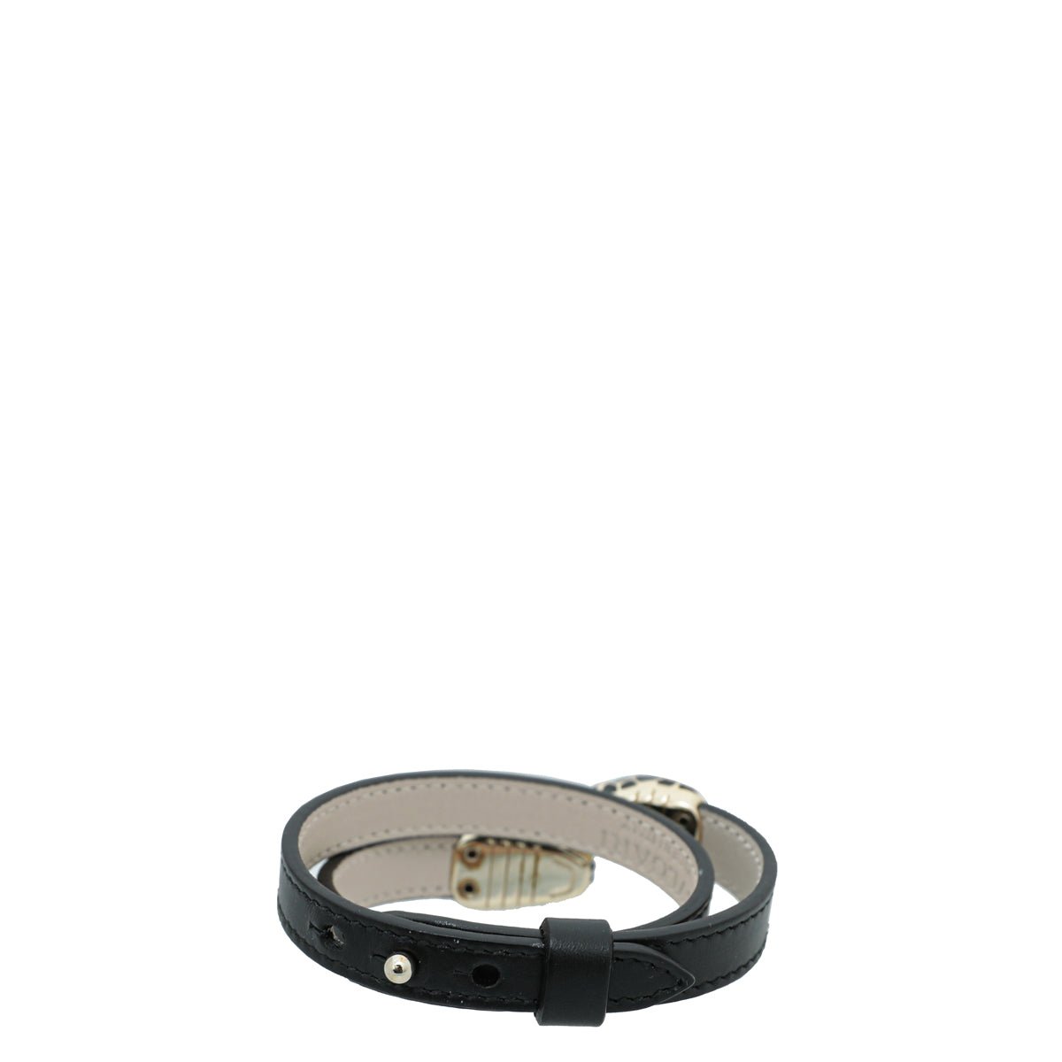 Bvlgari Black Serpenti Forever Double Wrap Bracelet-Bvlgari-THE CLOSET