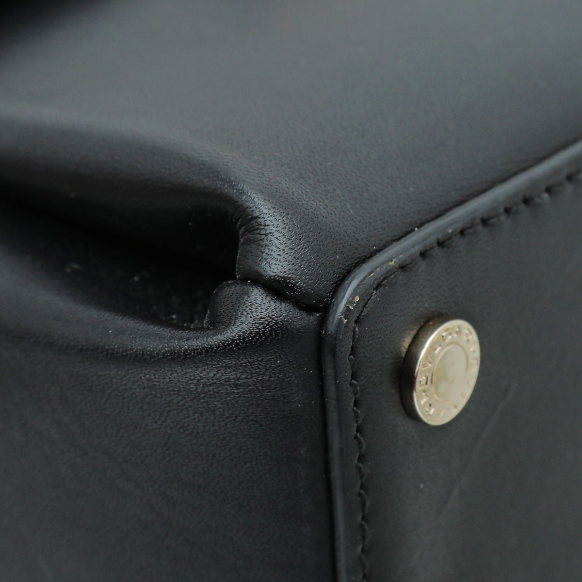 Bvlgari - Bvlgari Black Serpenti Viper Mini Top Handle Chain Bag | The Closet