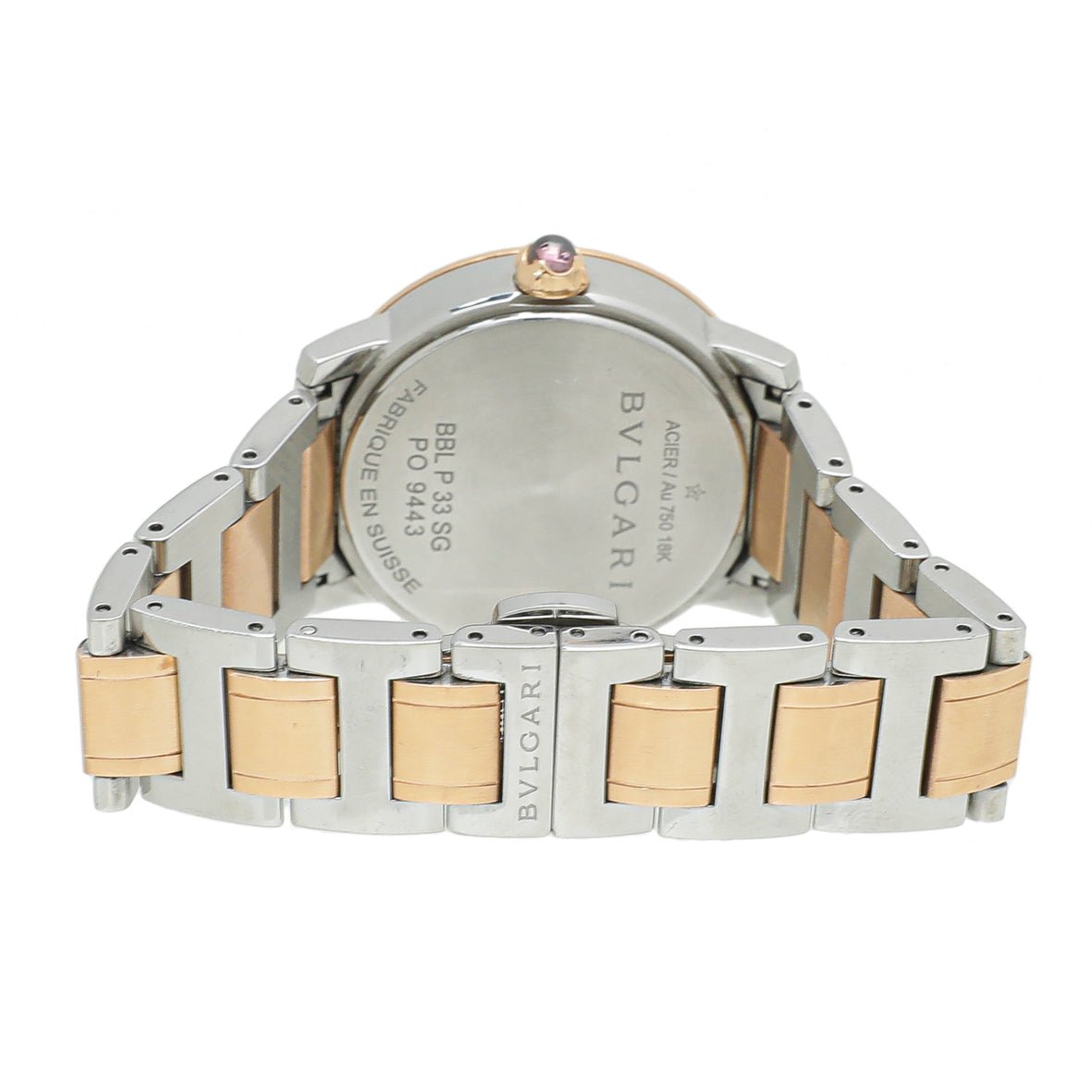 Bvlgari Bvlgari 18K Rose Gold Diamond MOP Watch-Bvlgari-THE CLOSET