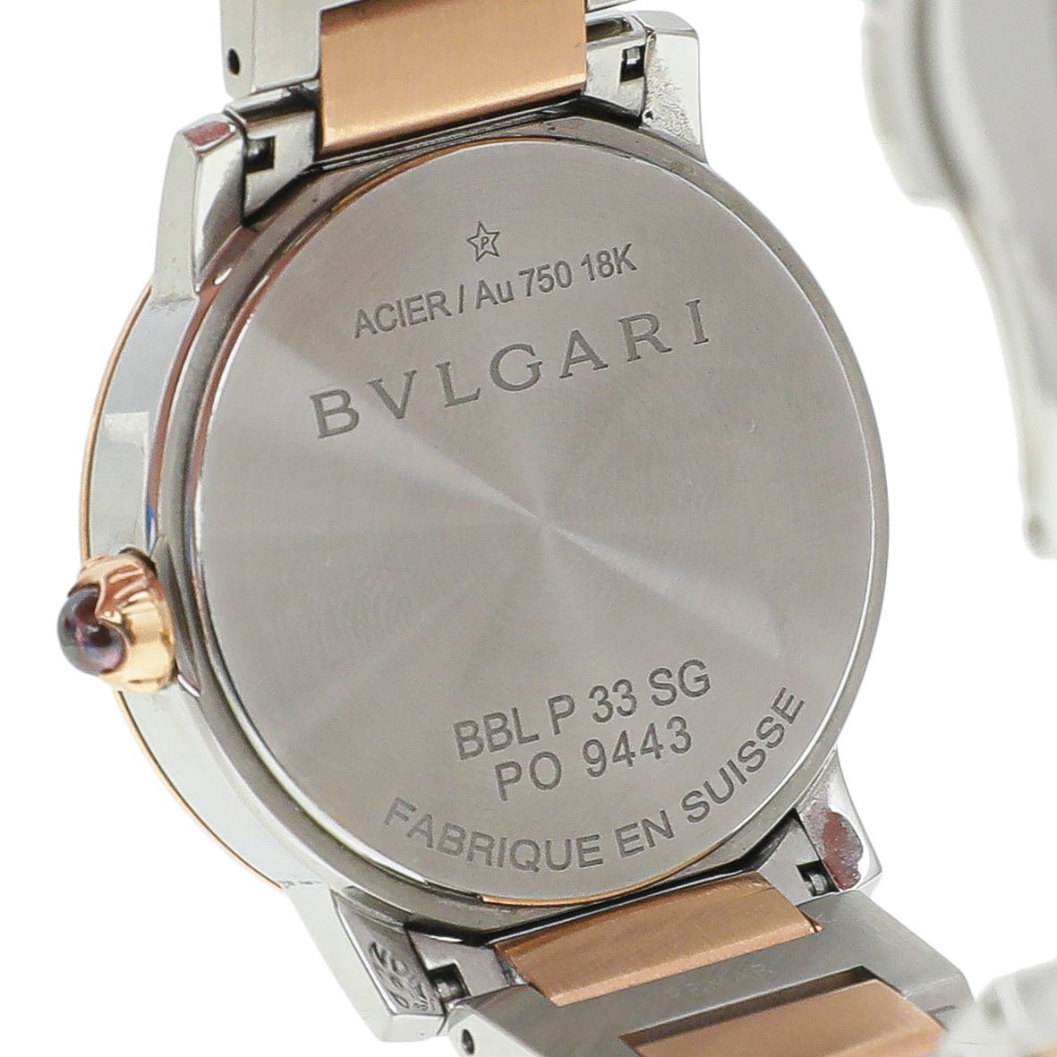 Bvlgari - Bvlgari Bvlgari 18K Rose Gold Diamond MOP Watch | The Closet