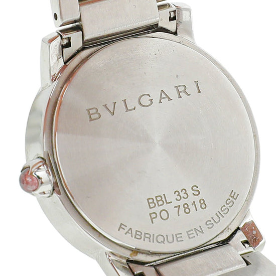 Bvlgari - Bvlgari Bvlgari Stainless Steel MOP Diamond Watch | The Closet