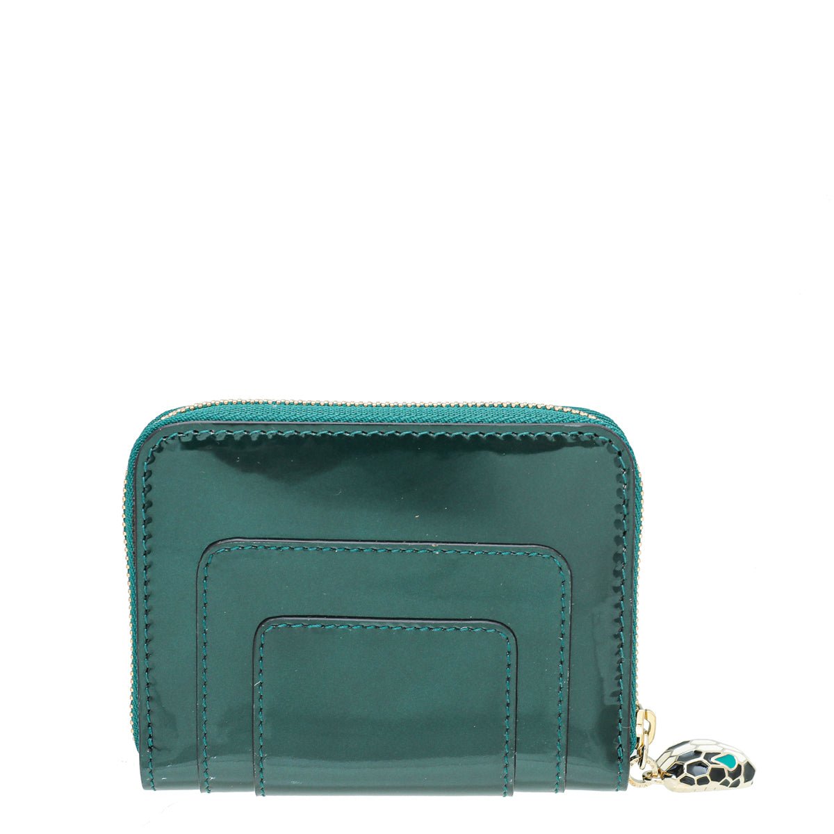 Bvlgari Emerald Green Serpenti Forever Wallet-Bvlgari-THE CLOSET