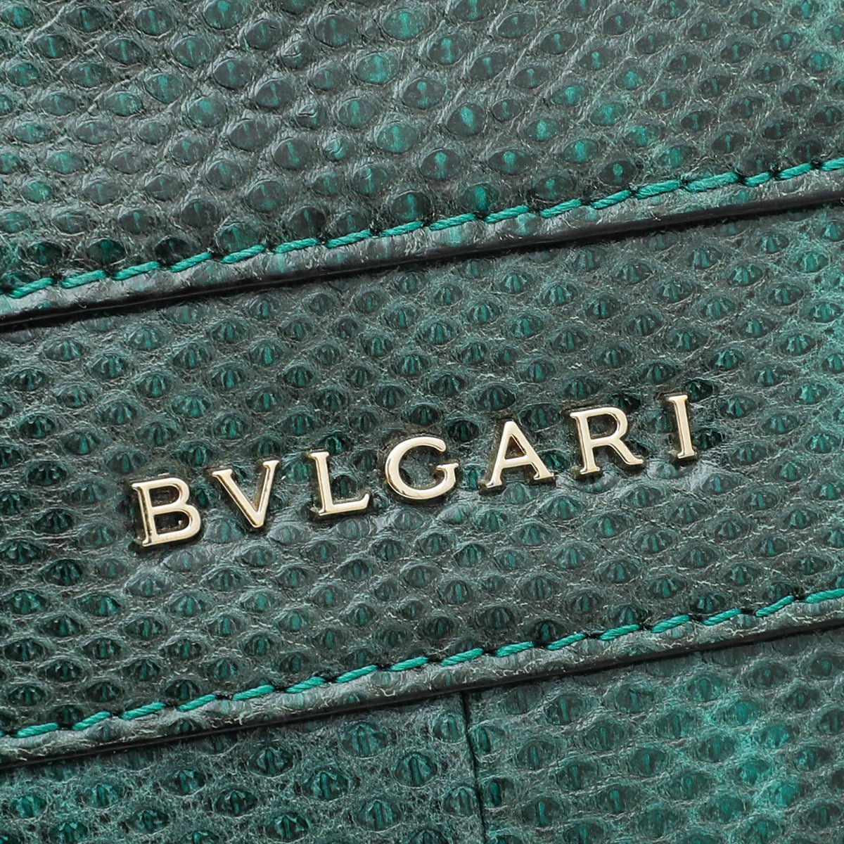 Bvlgari - Bvlgari Green Karung Skin Serpenti Forever Top Handle Bag | The Closet