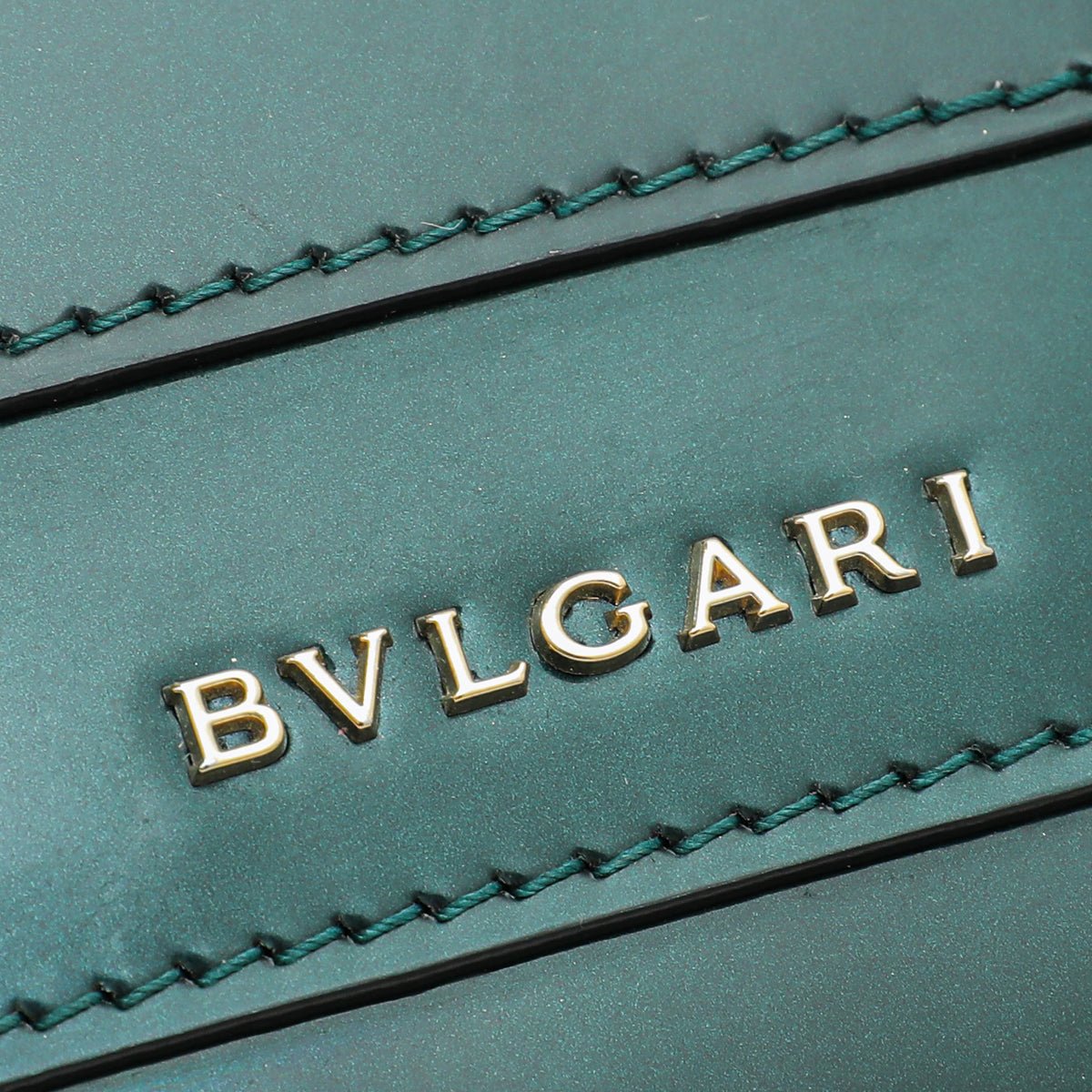 Bvlgari - Bvlgari Green Metallic Polished Serpenti Forever Top Handle Bag | The Closet