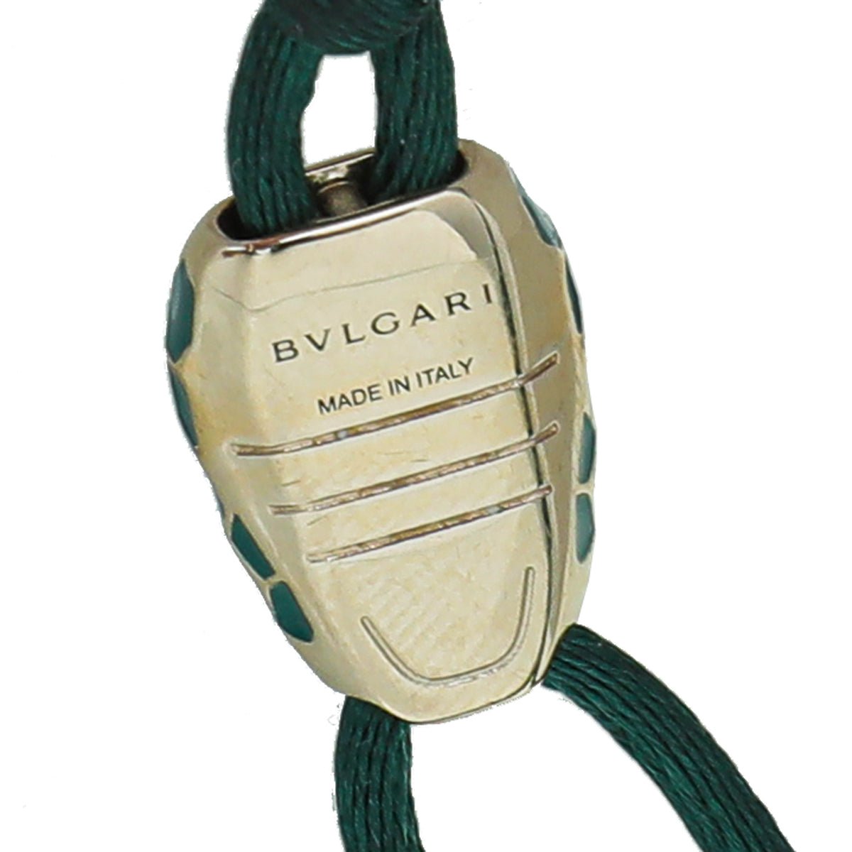 Bvlgari - Bvlgari Green Serpenti Cord Bracelet | The Closet