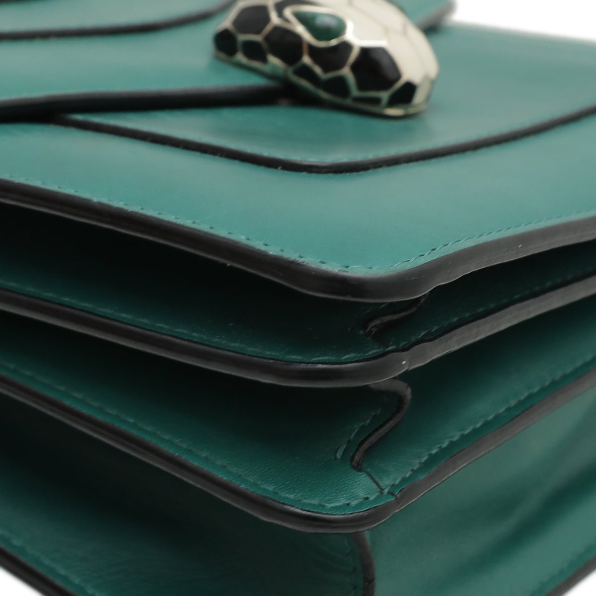 Bvlgari Green Serpenti Forever Top Handle Bag – The Closet