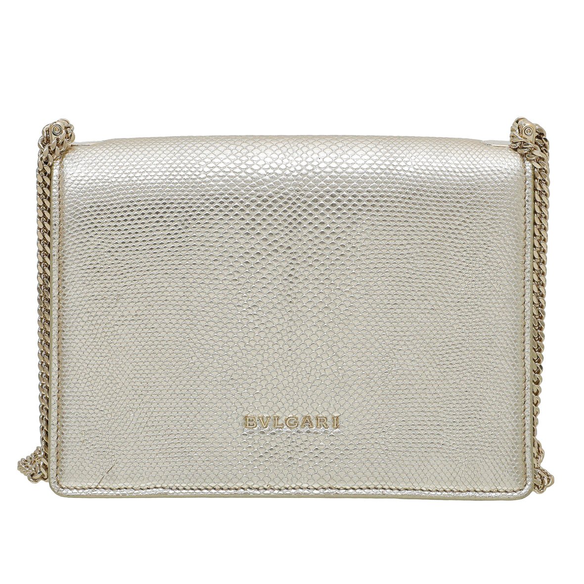 Bvlgari Light Gold Karung Serpenti Forever Multichain Bag-Bvlgari-THE CLOSET