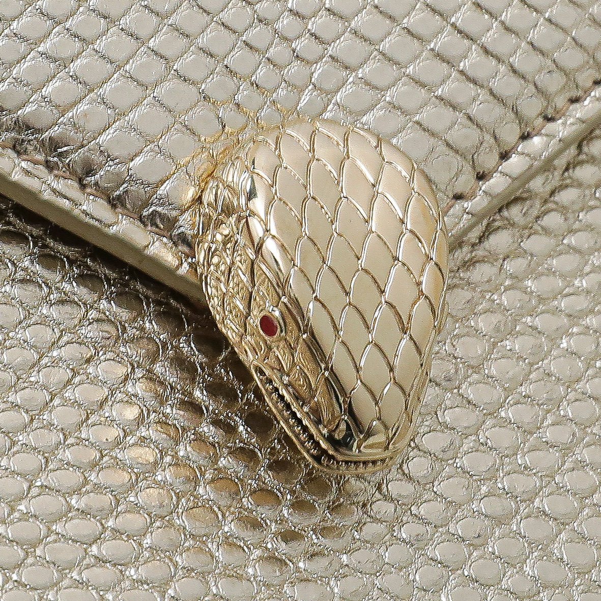Bvlgari - Bvlgari Light Gold Karung Serpenti Forever Multichain Bag | The Closet
