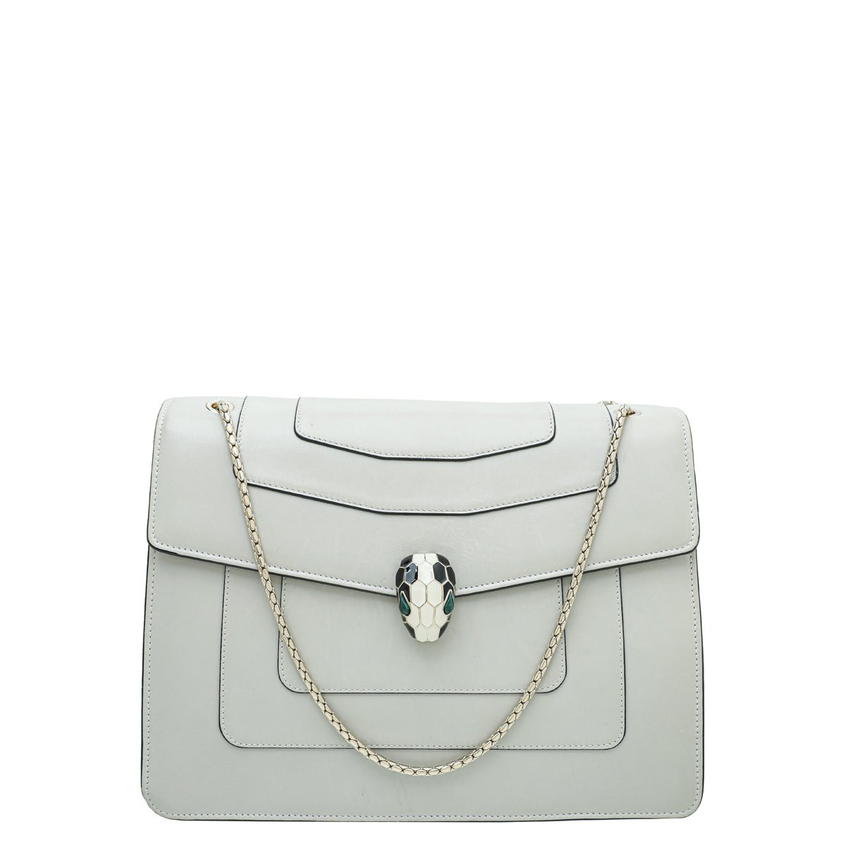 Bvlgari Light Greige Serpenti Forever Large Bag-Bvlgari-THE CLOSET