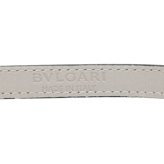 Bvlgari - Bvlgari Metallic Grey Serpenti Forever Double Wrap Bracelet | The Closet