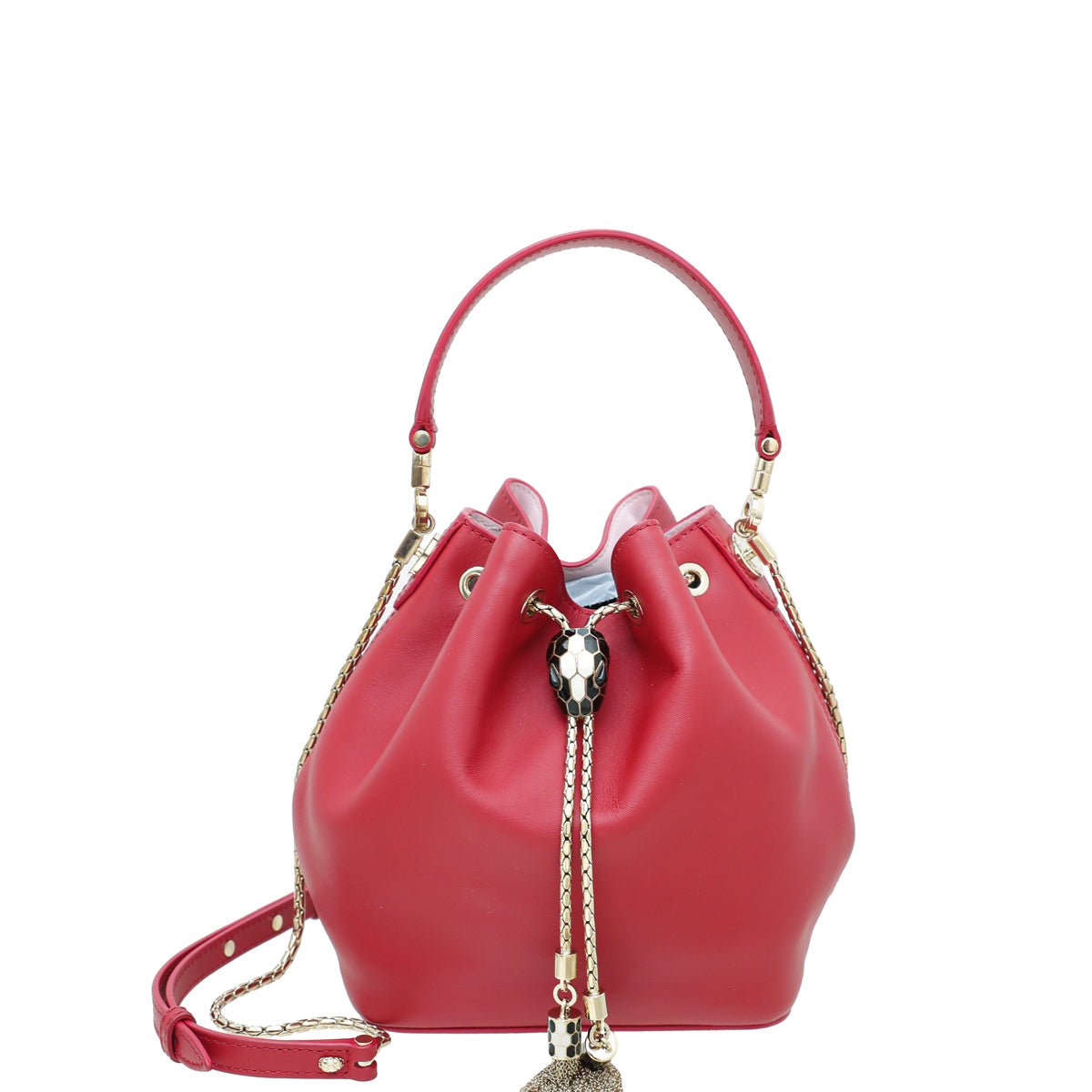 Bvlgari Red Serpenti Forever Bucket Bag-Bvlgari-THE CLOSET