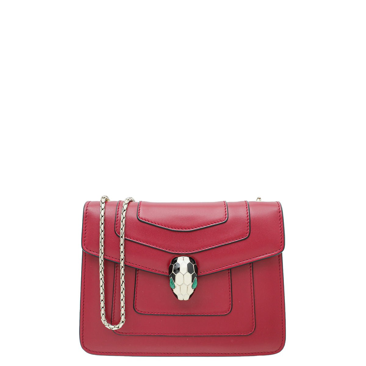 Bvlgari Red Serpenti Forever Crossbody Small Bag-Bvlgari-THE CLOSET