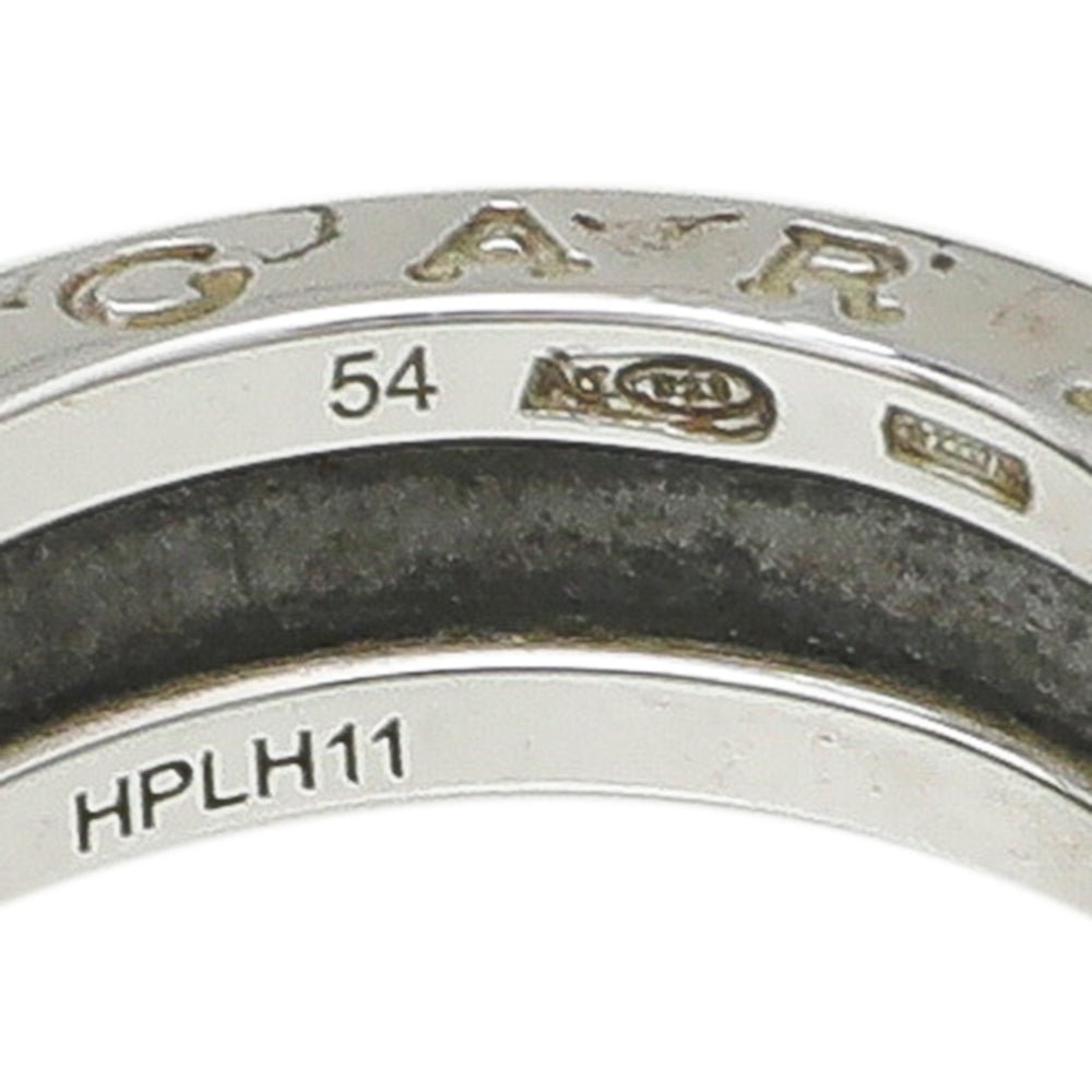 Bvlgari Silver Black Ceramic Save The Children Ring 54 – THE CLOSET