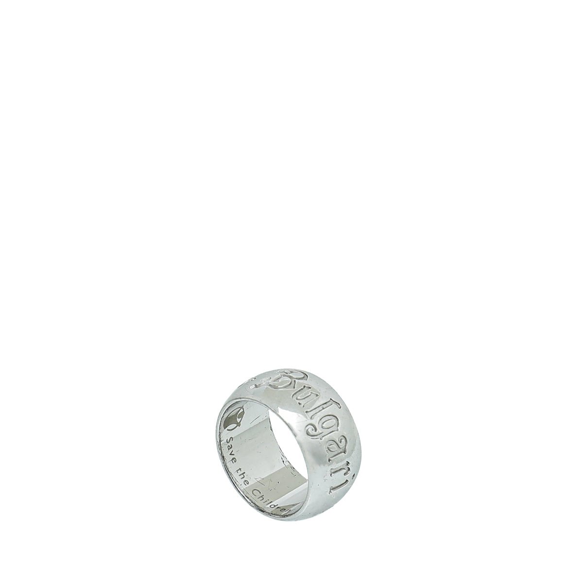 Bvlgari Sterling Silver Rewrite the Future - Save The Children Ring 50 ...