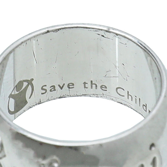 Bvlgari - Bvlgari Sterling Silver Rewrite the Future - Save The Children Ring 50 | The Closet