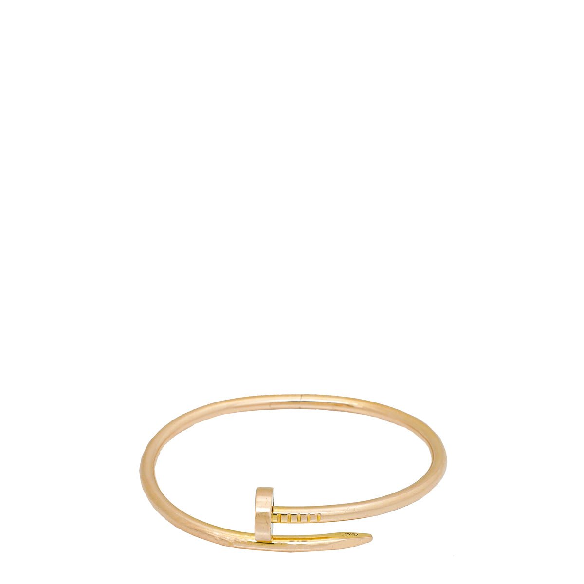 Cartier 18K Pink Gold Juste Un Clou Bracelet 17-Cartier-THE CLOSET