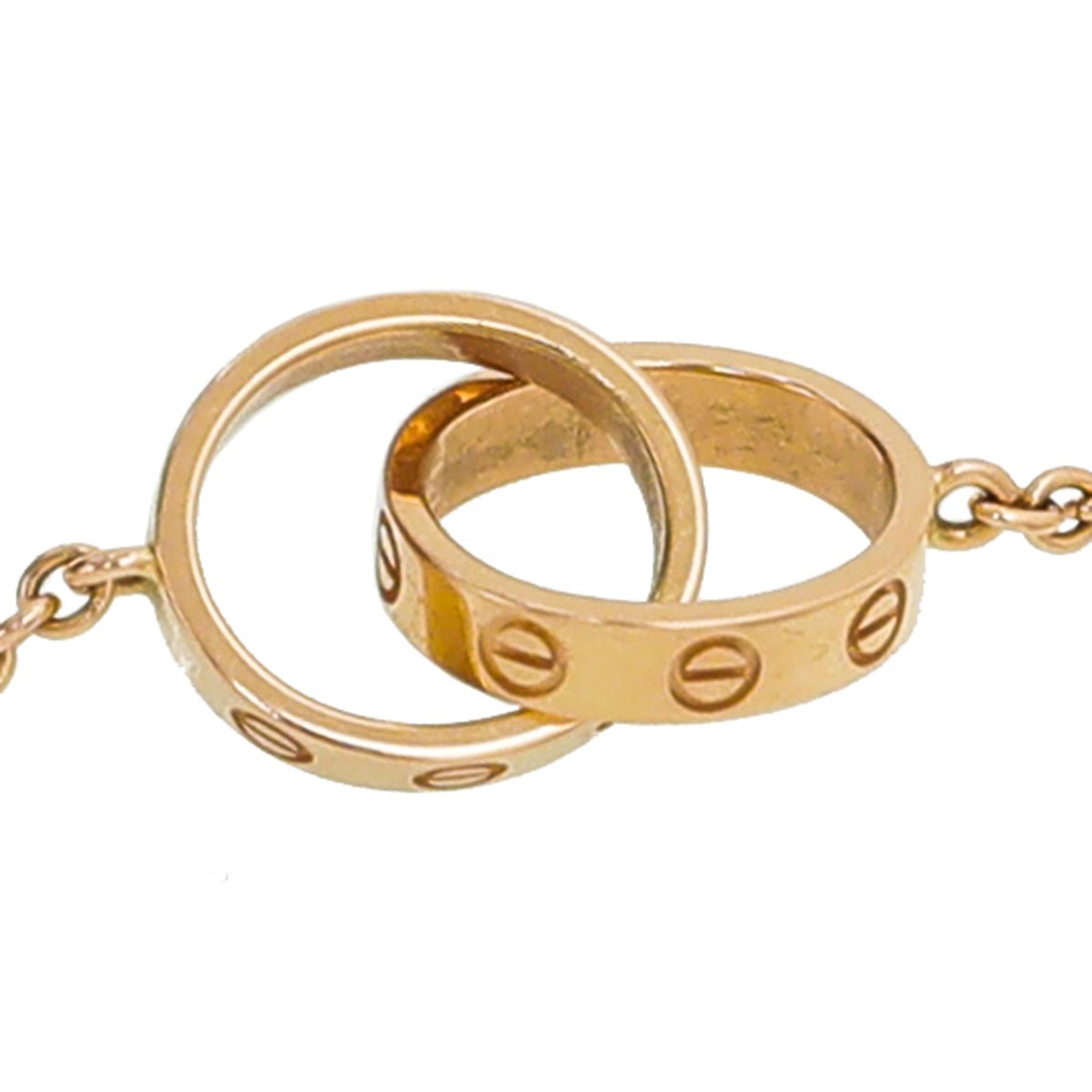 Cartier 18K Pink Gold Love Hoops Bracelet-Cartier-THE CLOSET