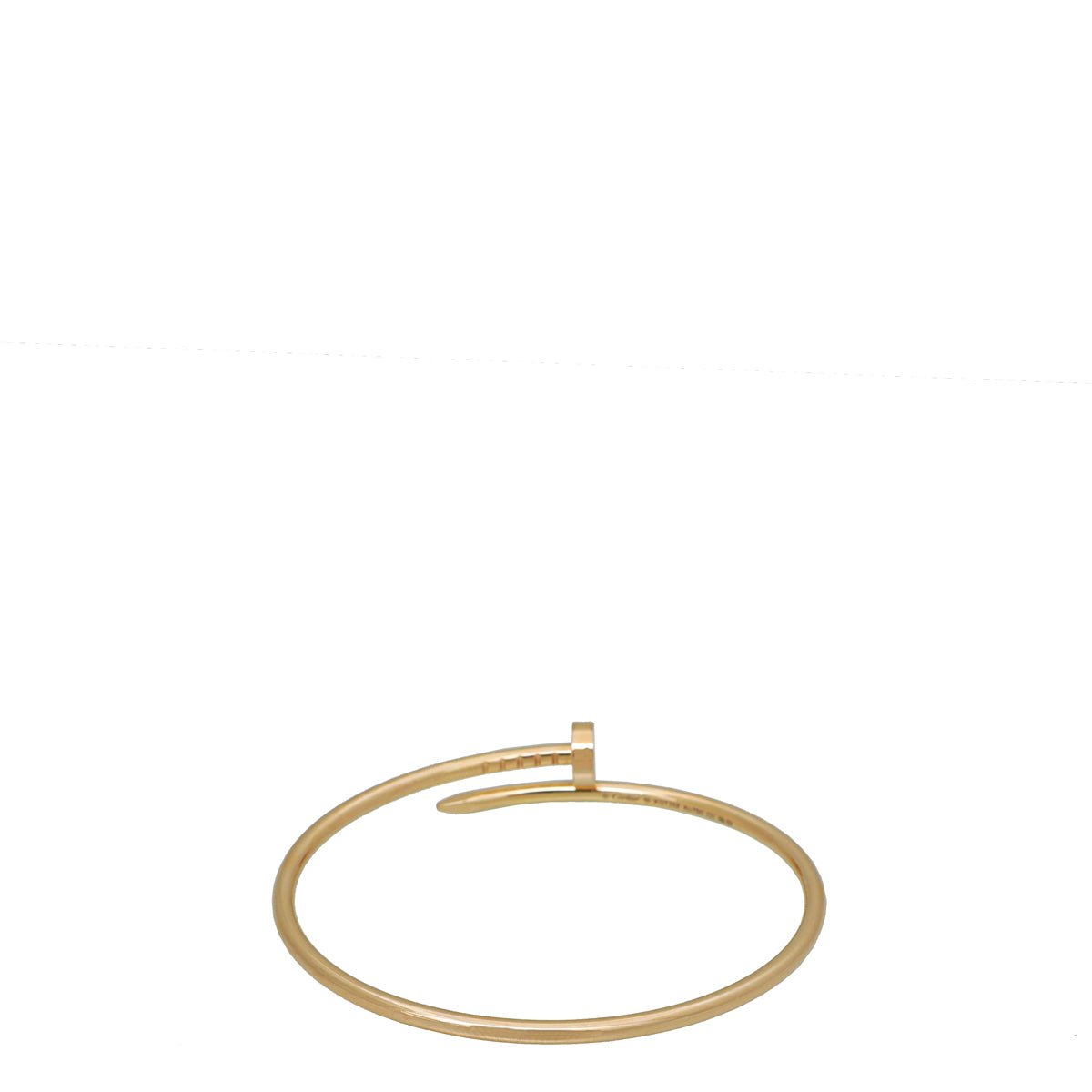 Cartier 18K Pink Gold Small Model Juste Un Clou Bracelet 16-Cartier-THE CLOSET