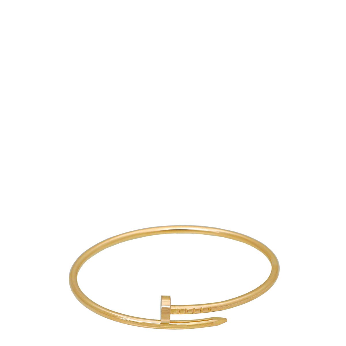 Cartier 18K Pink Gold Small Model Juste Un Clou Bracelet 16-Cartier-THE CLOSET
