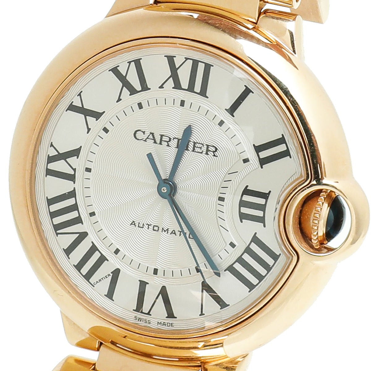 Cartier - Cartier 18K Rose Gold Automatic 36mm Ballon Bleu De Cartier Watch | The Closet