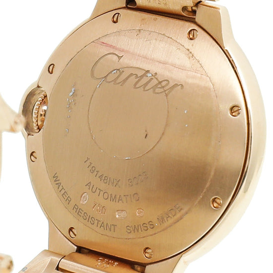 Cartier - Cartier 18K Rose Gold Automatic 36mm Ballon Bleu De Cartier Watch | The Closet