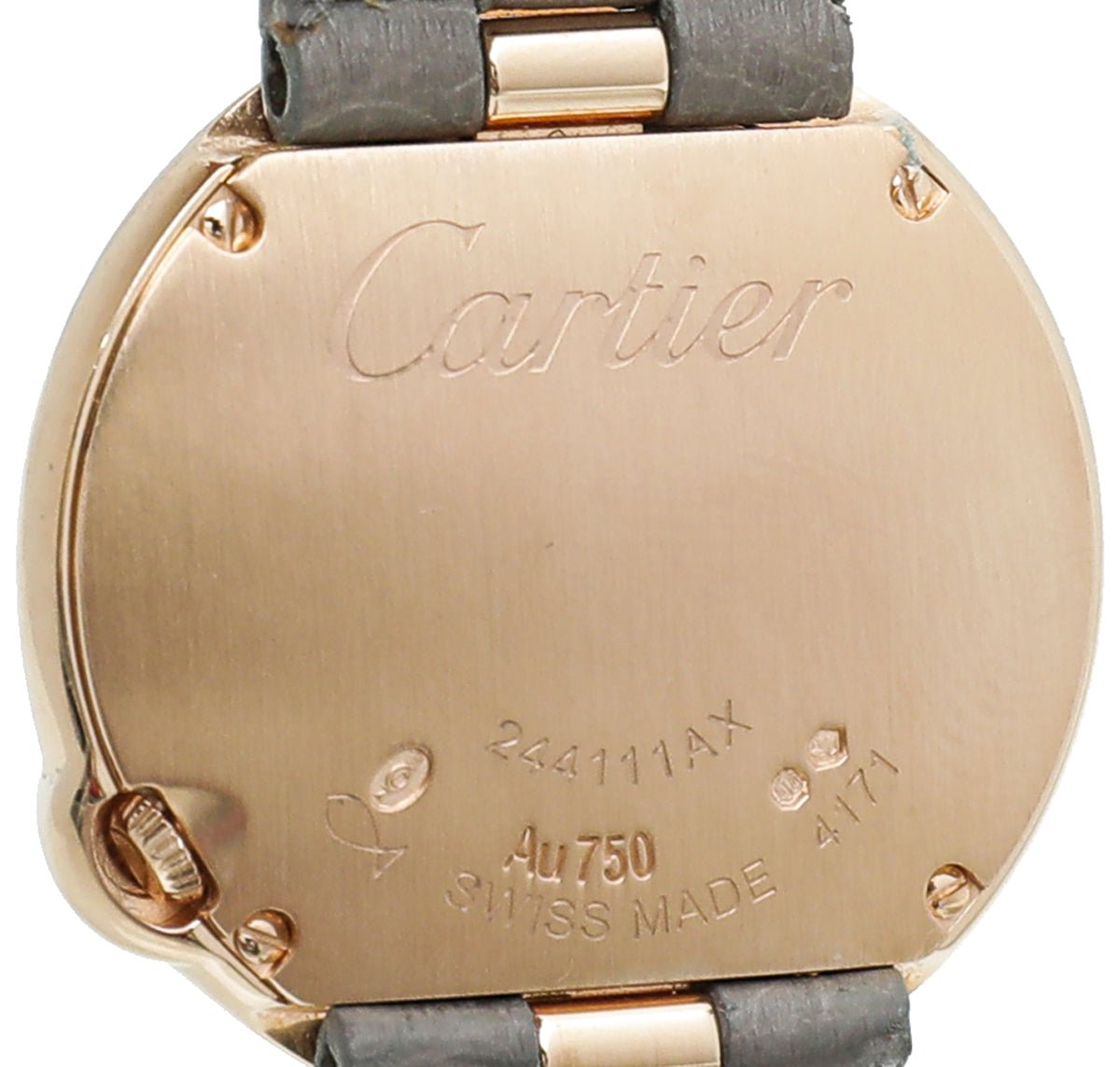 Cartier - Cartier 18K Rose Gold Diamond Ballon Blanc De Cartier 30mm Quartz Watch | The Closet