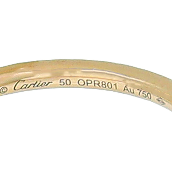 Cartier - Cartier 18K Rose Gold Diamond Juste Un Clou Diamond Ring 50 | The Closet