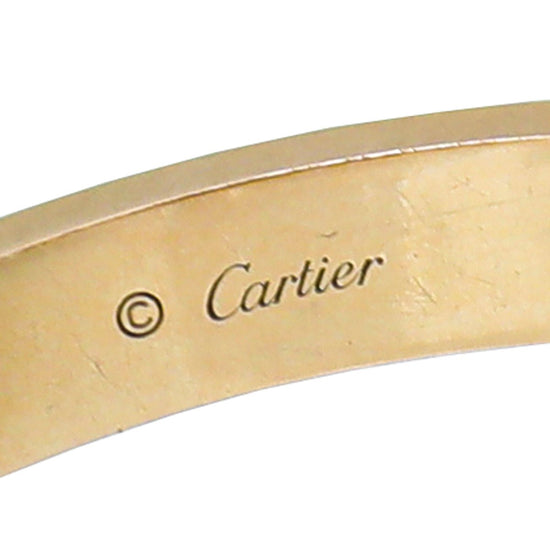 Cartier - Cartier 18K Rose Gold Diamonds Love Bracelet 16 | The Closet