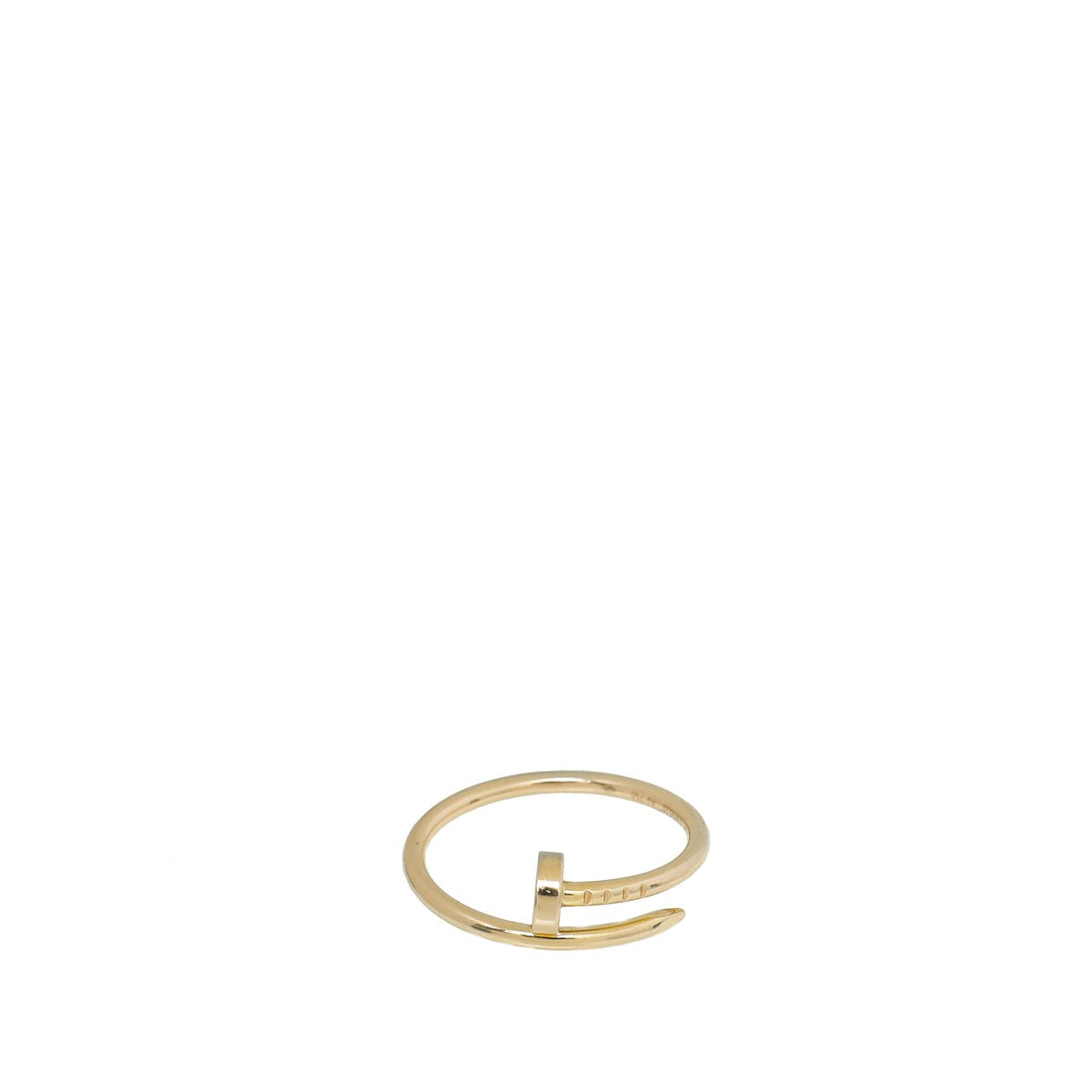 Cartier 18K Rose Gold Juste Un Clou Small Model Ring 59-Cartier-THE CLOSET