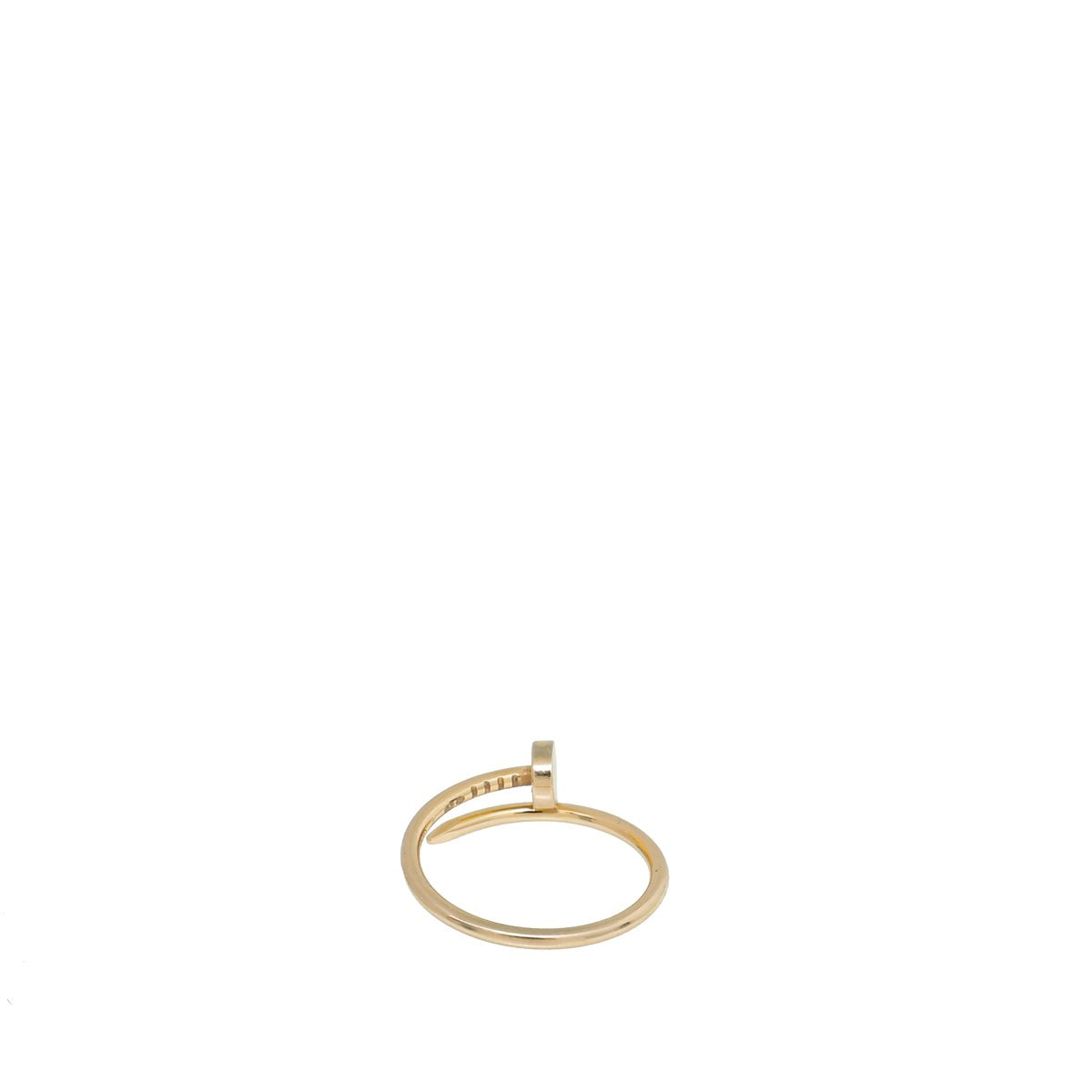 Cartier 18K Rose Gold Juste Un Clou Small Model Ring 59-Cartier-THE CLOSET