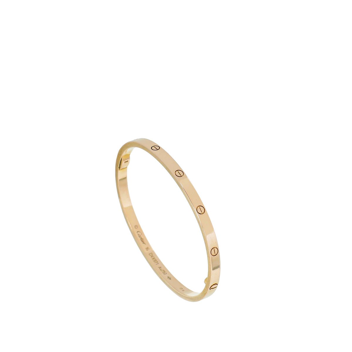 Cartier 18K Rose Gold Love Bracelet 16-Cartier-THE CLOSET