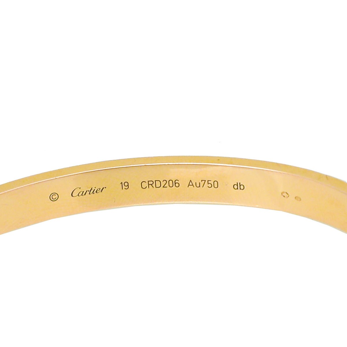 Cartier - Cartier 18K Rose Gold Love Classic Bracelet 19 | The Closet