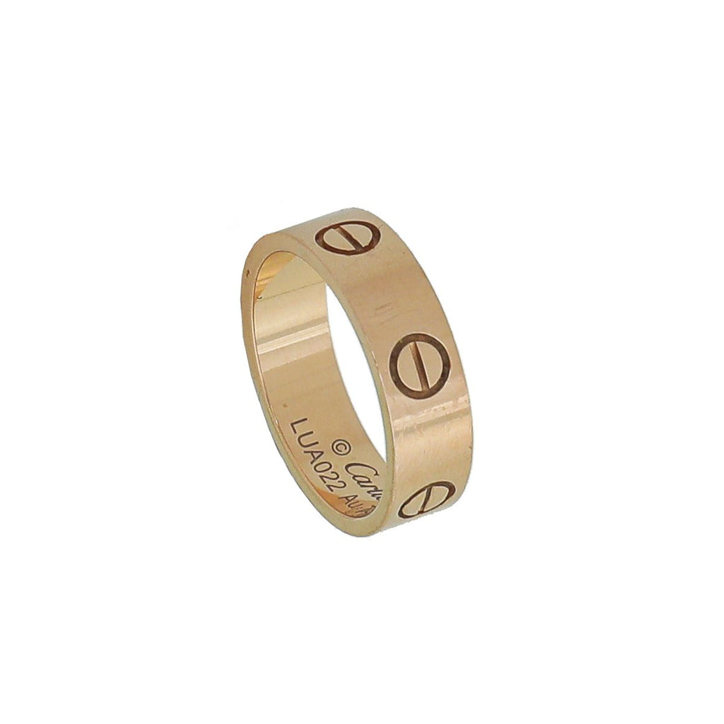 Cartier love deals ring rose gold