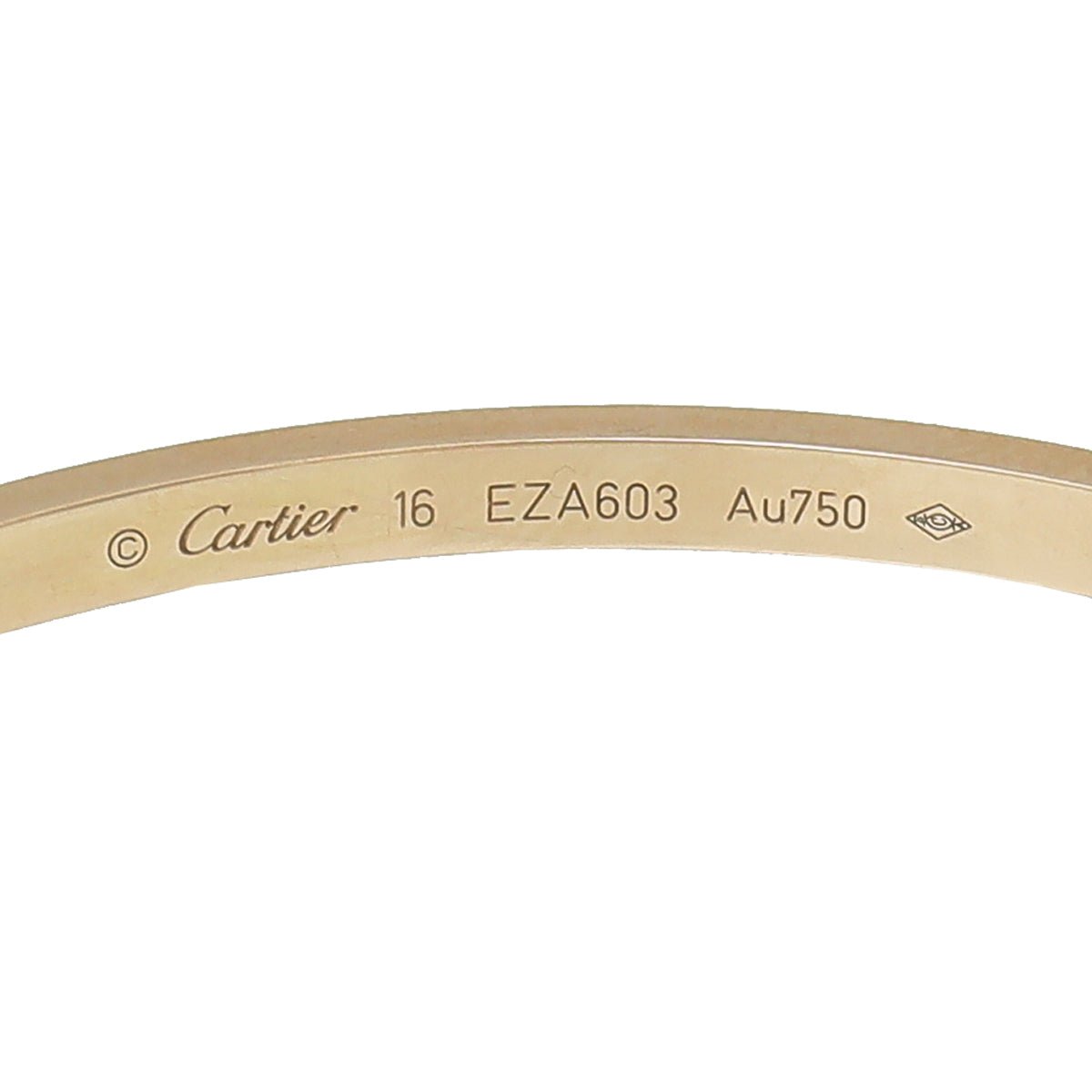 Cartier - Cartier 18K Rose Gold Love Small Model Bracelet 16 | The Closet
