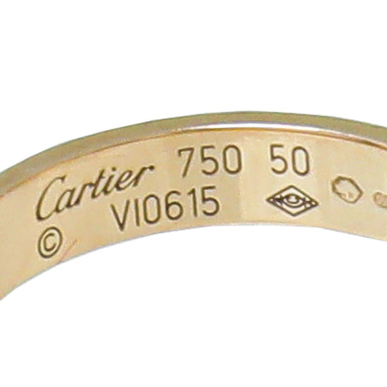 Cartier - Cartier 18K Rose Gold Love Wedding Band Ring 50 | The Closet
