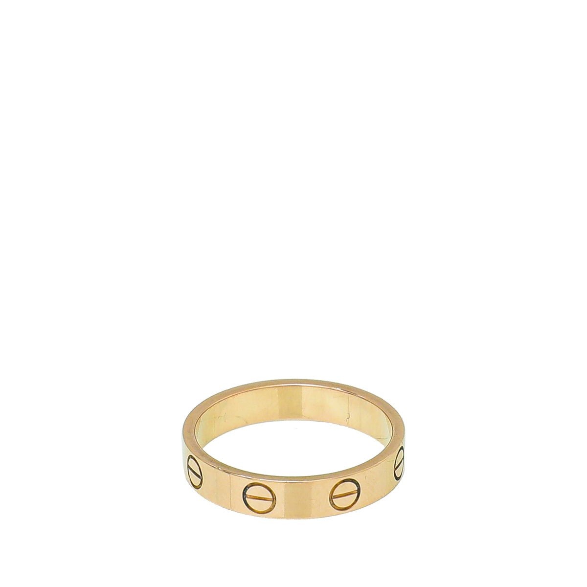 Cartier 18K Rose Gold Love Wedding Ring 51-Cartier-THE CLOSET