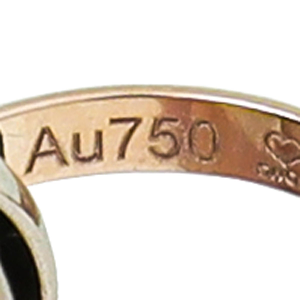 Cartier 18K Trinity Gold Black Cord Bracelet-Cartier-THE CLOSET