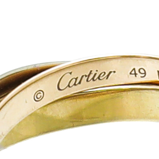 Cartier - Cartier 18K Trinity Gold Ring 49 | The Closet