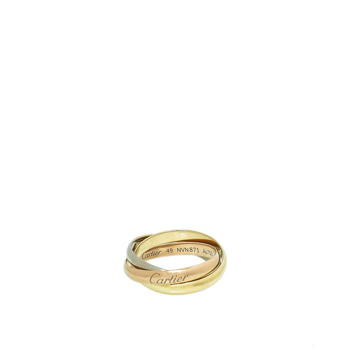 Cartier 18K Trinity Gold Ring 49-Cartier-THE CLOSET