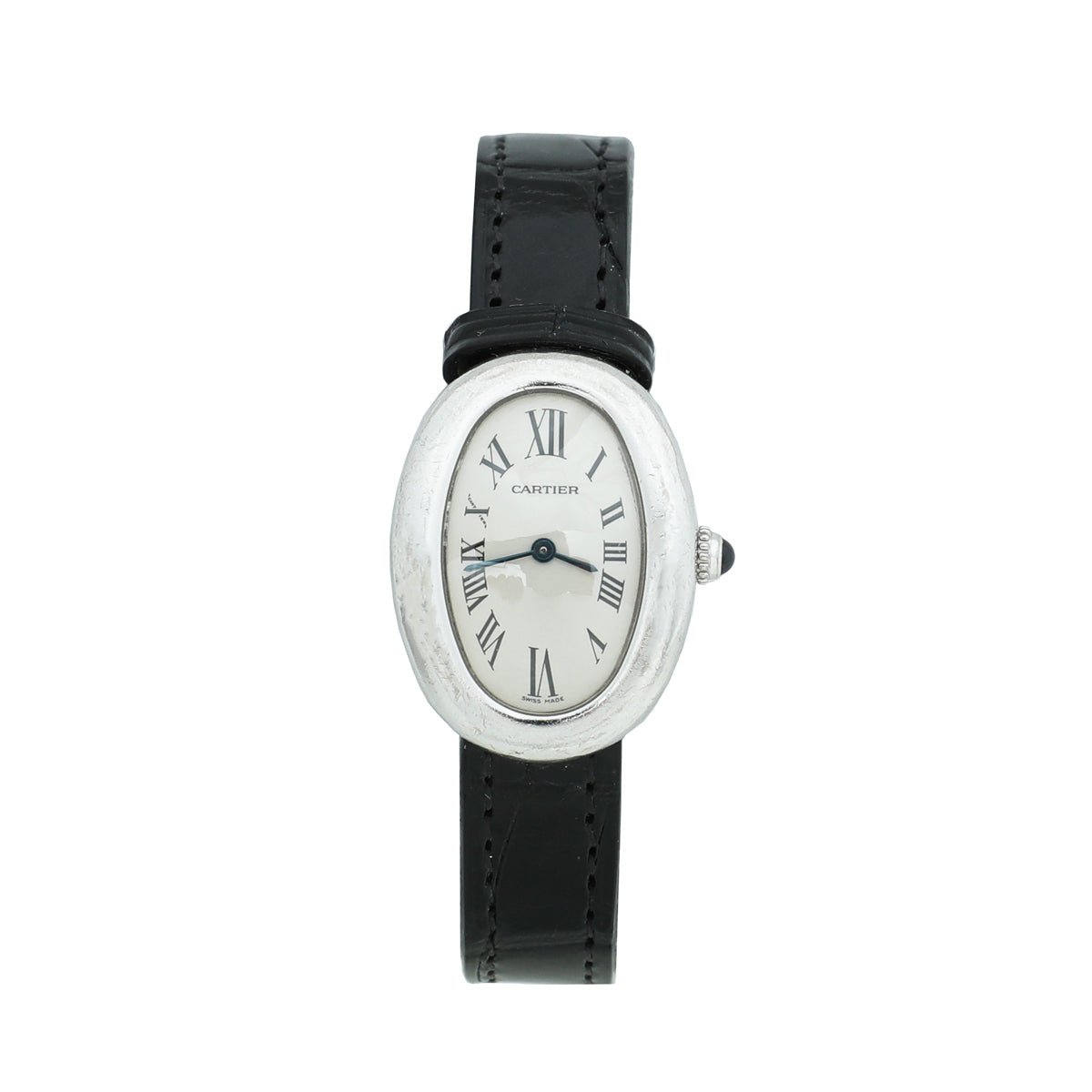 Cartier 18K White Gold Baignoire Quartz Watch-Cartier-THE CLOSET