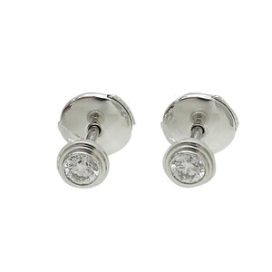 Cartier 18K White Gold Diamond D'amour Medium Model Earrings