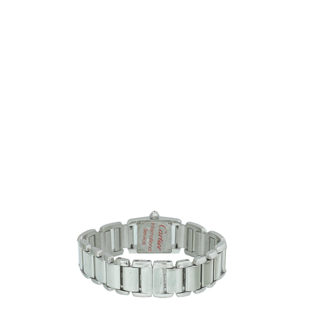 Cartier 18K White Gold Diamond Tankissime 25mm Watch-Cartier-THE CLOSET
