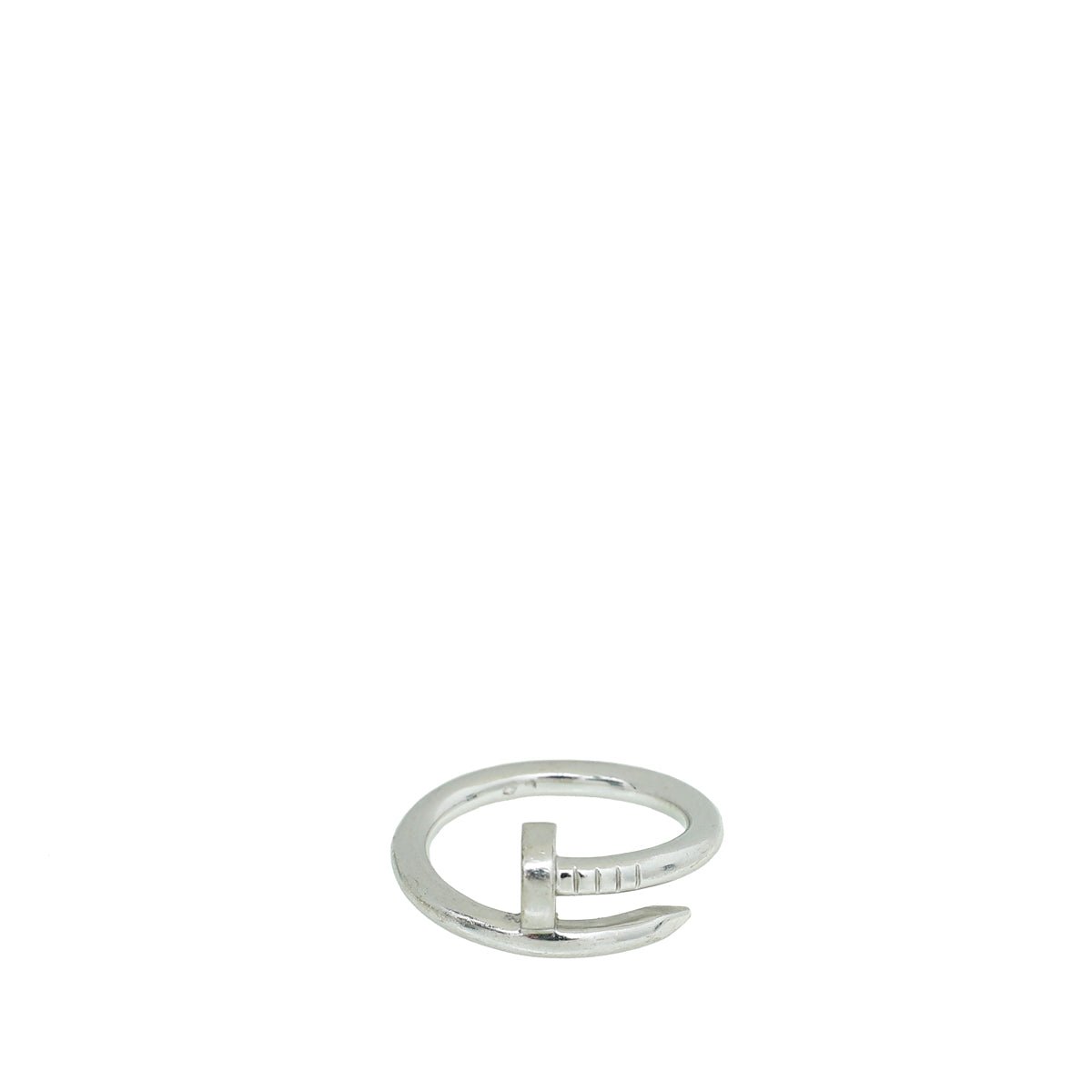 Cartier 18K White Gold Juste Un Clou Ring 57-Cartier-THE CLOSET