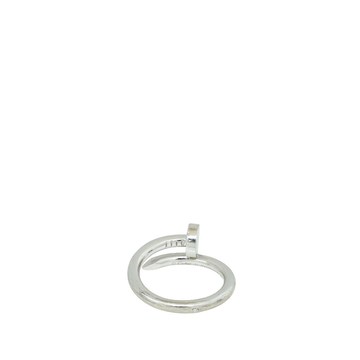 Cartier 18K White Gold Juste Un Clou Ring 57-Cartier-THE CLOSET